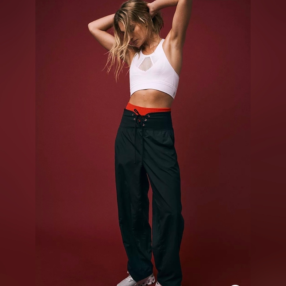 NWT Free People Movement Blitzed Out Pants S Black
